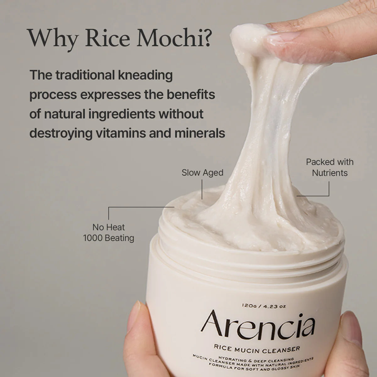 Arencia Rice Mucin Cleanser 120ml