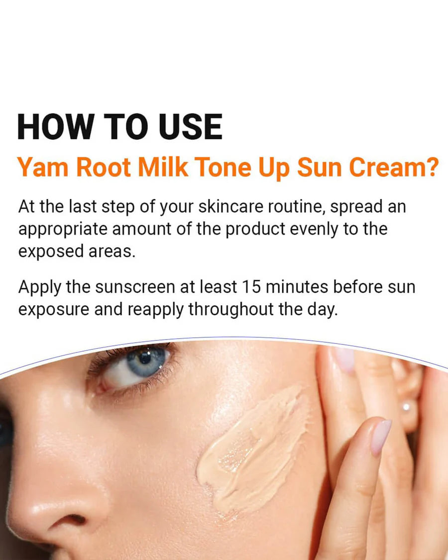 Isntree Yam Root Milk Tone Up Sun Cream 50ml
