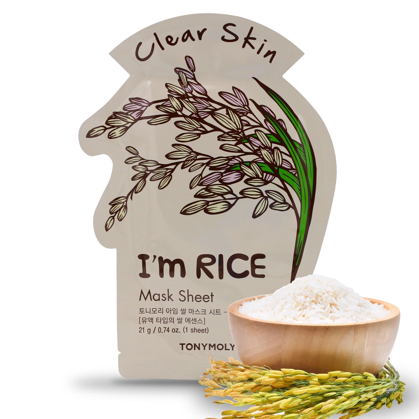 Tony Moly I`m REAL Rice Mask Sheet Clear Skin