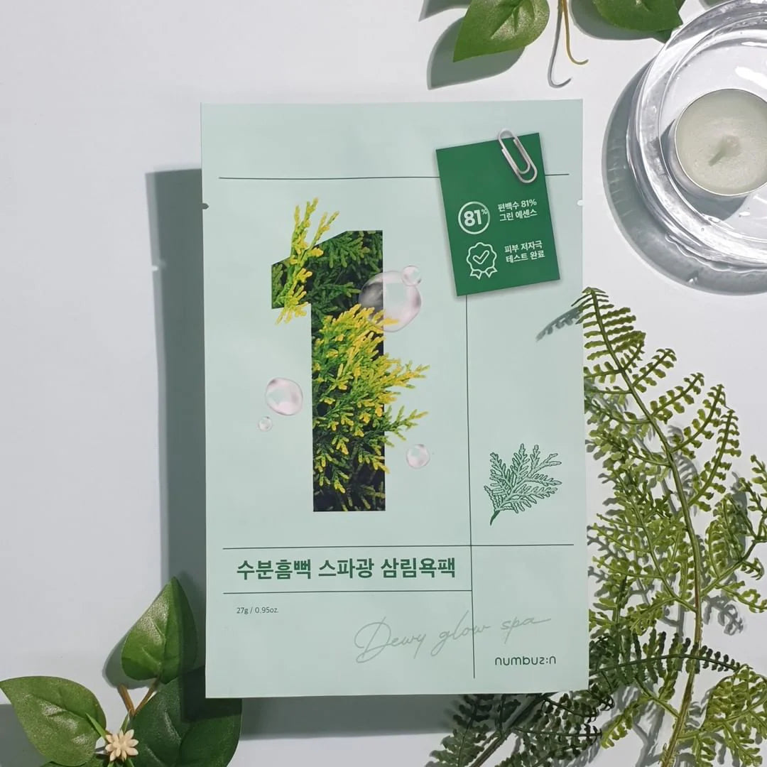 Numbuzin No.1 Dewy Glow Spa Sheet Mask