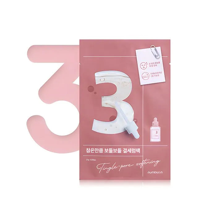 Numbuzin No.3 Tingle-pore Softening Sheet mask