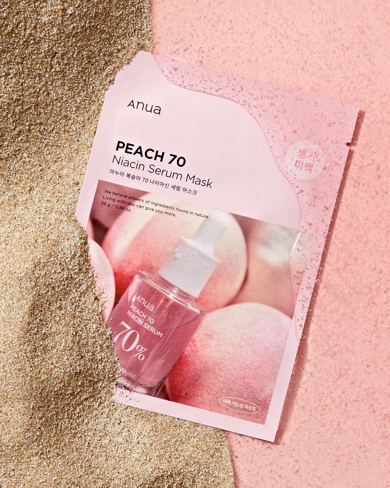 Anua Peach 70% Niacin Serum Mask