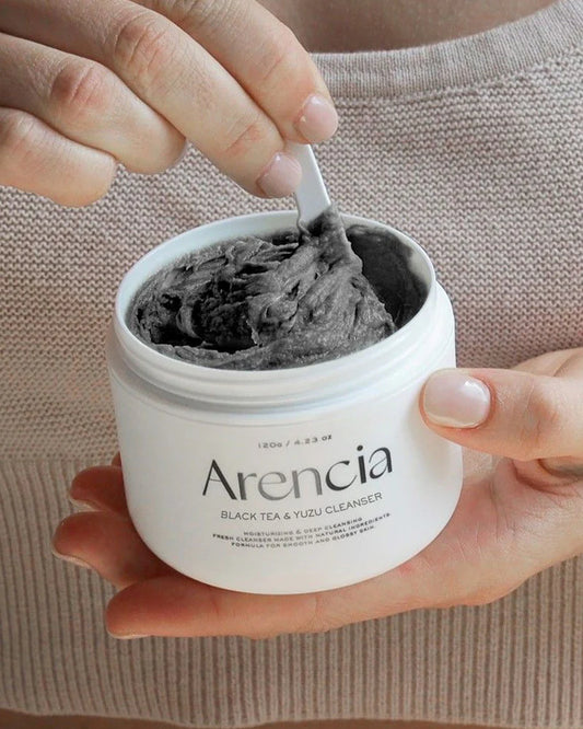 Arencia Black Tea & Yuzu Rice Mochi Cleanser 120ml